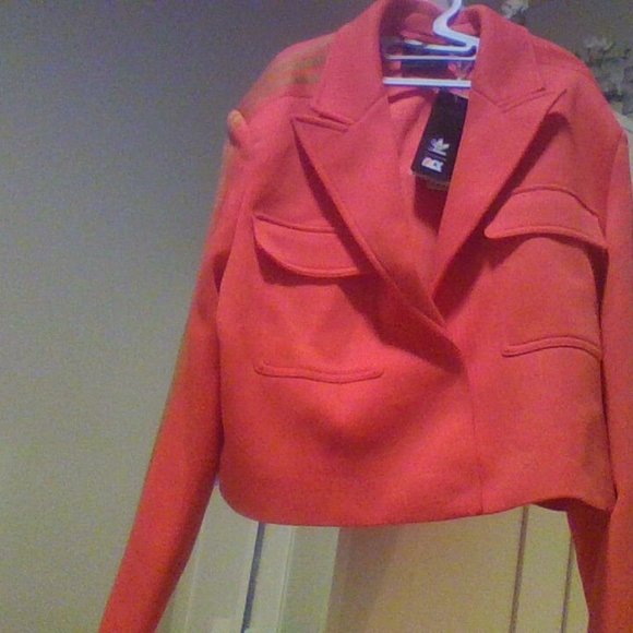 Adidas Ivy Park coral/gold jacket - Picture 3 of 6